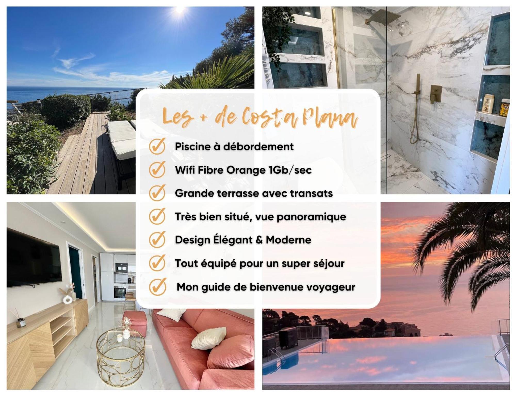 Luxueux Appartement - Vue Mer - Piscine - Free Parking - Monaco Cap-d'Ail Dış mekan fotoğraf