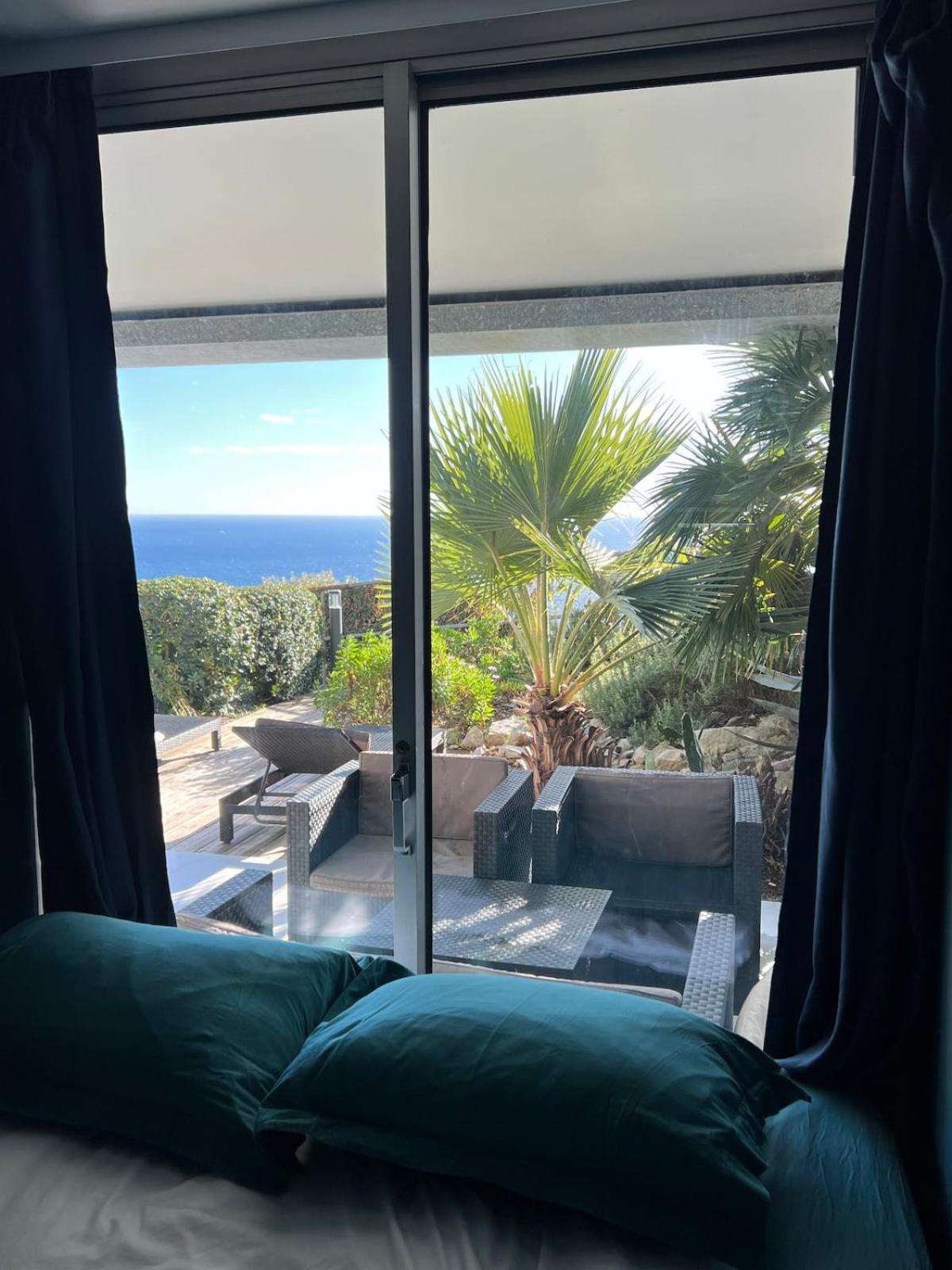 Luxueux Appartement - Vue Mer - Piscine - Free Parking - Monaco Cap-d'Ail Dış mekan fotoğraf