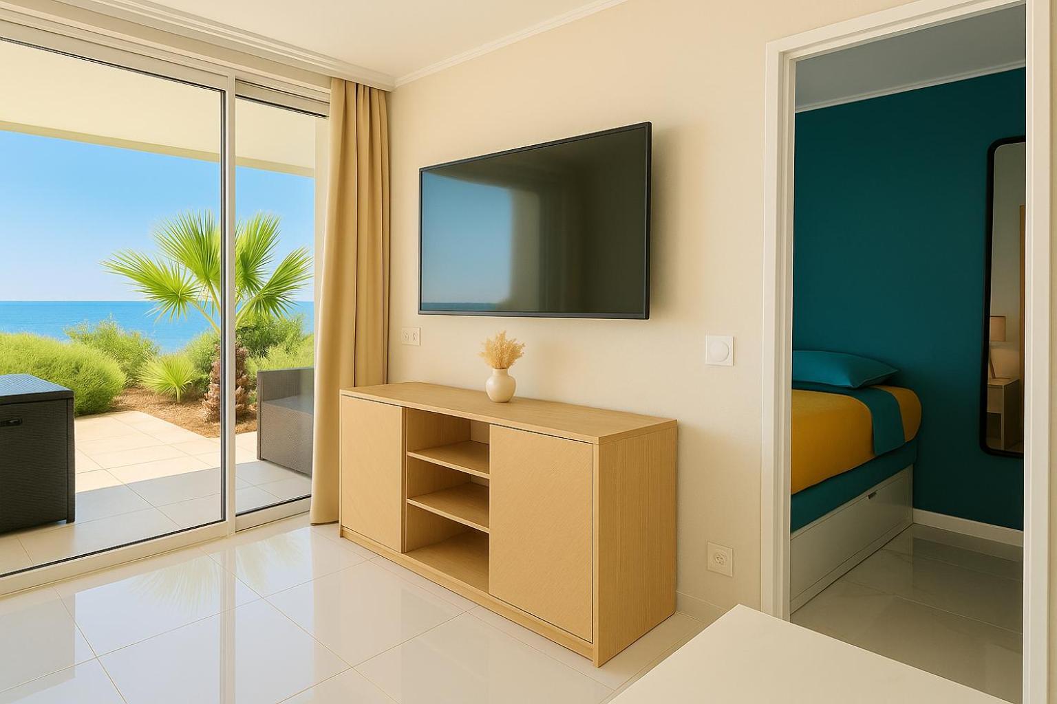 Luxueux Appartement - Vue Mer - Piscine - Free Parking - Monaco Cap-d'Ail Dış mekan fotoğraf